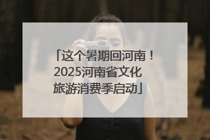 这个暑期回河南！2025河南省文化旅游消费季启动